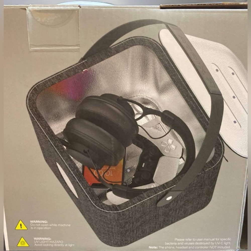 Atrix UV-C Gaming Sanitizer Box, Controllers Headsets Phones, Portable Brand New